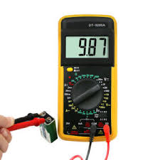 multimeter for testing a load cell