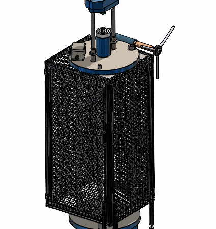 Safety Cage for Universal Calibrating Machine