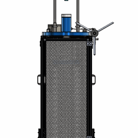 Safety Cage for Universal Calibrating Machine