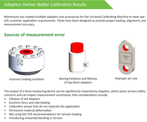 Why do force calibration adapters matter? The measurable cost of the wrong setup