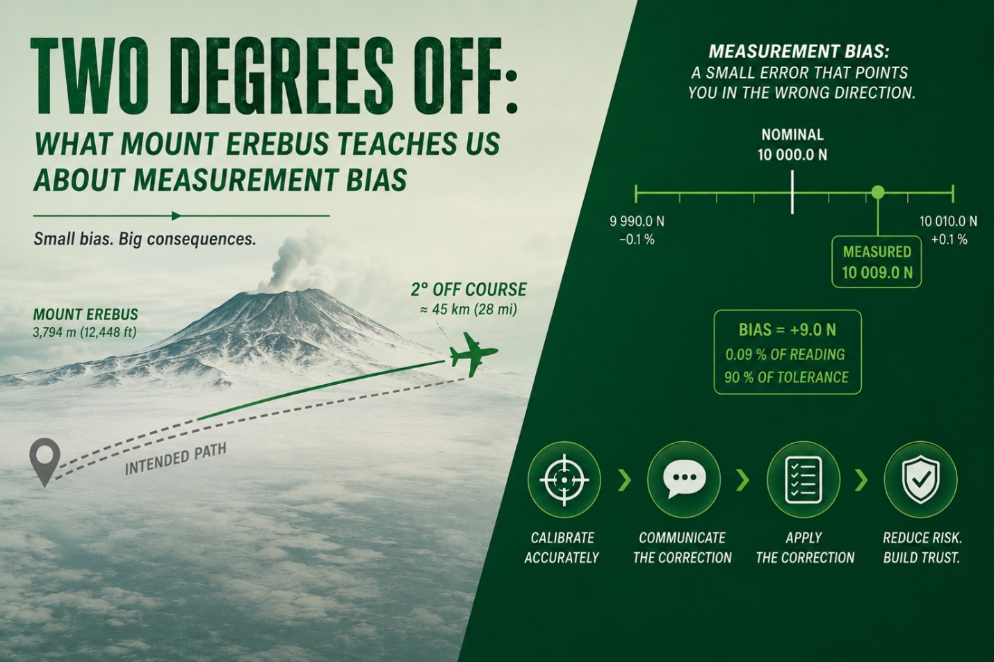 Two Degrees Off: What Mount Erebus Teaches Us About Measurement Bias