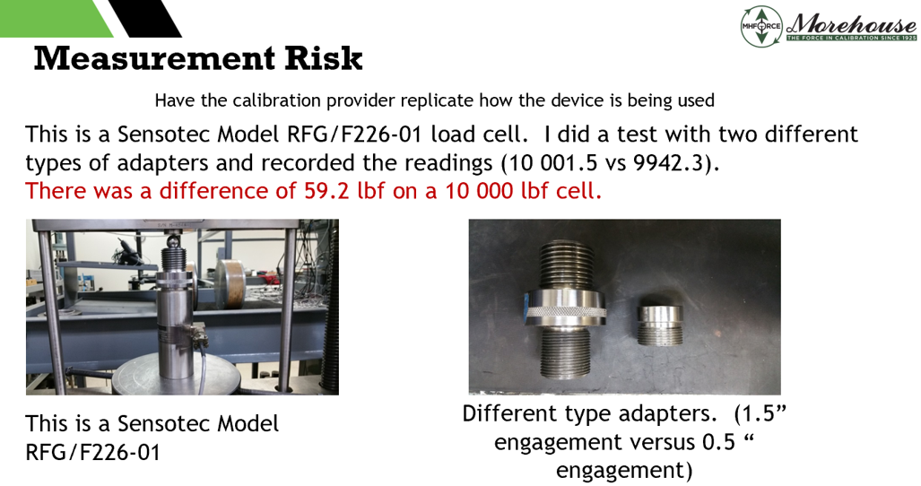 Force calibration safety