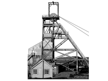 Steel wire rope used for hoisting in vertical mine shafts. Source: JCGM GUM-5:2026, Example 15, clauses 15.1–15.6.